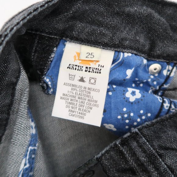 ANTIK DENIM Low rise skinny jeans Western details - Picture 8 of 11